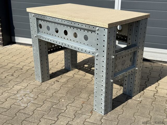 Packtisch Arbeitstisch Schweißtisch Werkbank / Abm.: 1.250x700x940 (BxTxH) Werkstatttisch Tisch