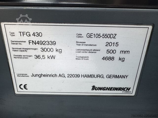 Carrello elevatore a 4 ruote Jungheinrich TFG 430