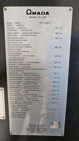 Abkantpresse Amada FMB 3613 GNT