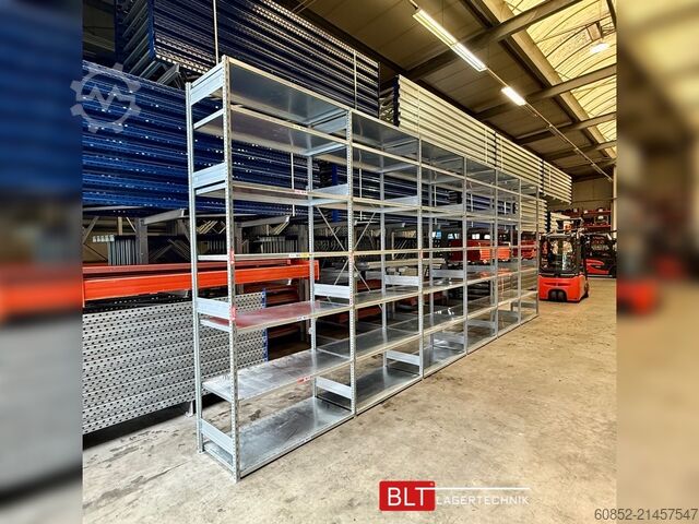 Rayonnage en porte-à-faux 13 lfm. Gebrauchtes STOW Fachbodenregal 300 cm hoch, 60 cm tief, 7 Lagerebenen