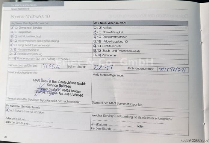 Hög tak skåpbil MAN TGE 3.180 lang,hoch, Klima, Navi, Kamera,scheckh
