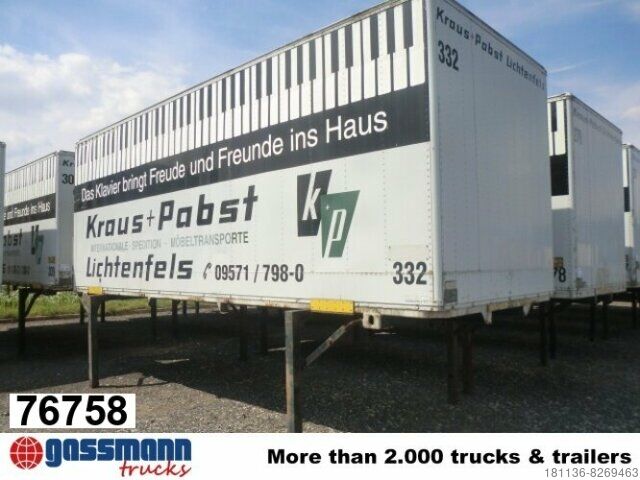 Ladbil med udskifteligt lad Brandl WB Koffer