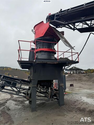 Puinbreker Svedala Arbrå 1336 spindle crusher with parts crusher.