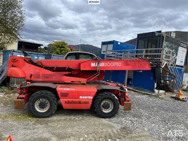 Telescooplader Manitou MRT2540 w/ radio control, crew basket, 2 sets of p