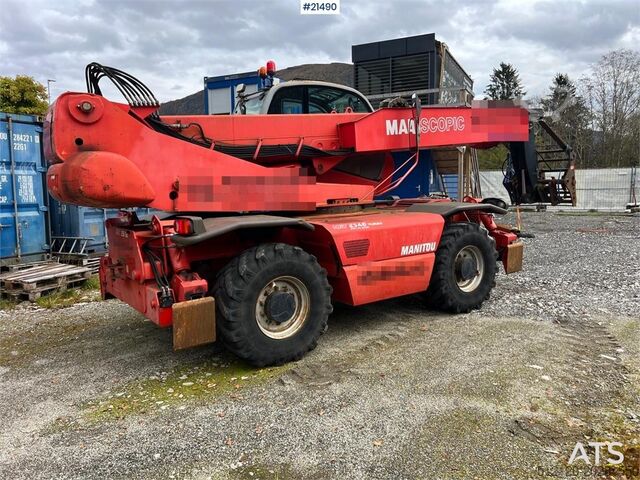 Telescooplader Manitou MRT2540 w/ radio control, crew basket, 2 sets of p