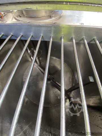 1.000 liter RVS verticale mengtank met mantel. NETZSCH 1000 Litre