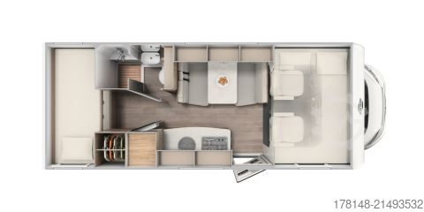 Autocaravana con alcoba Carado A 361