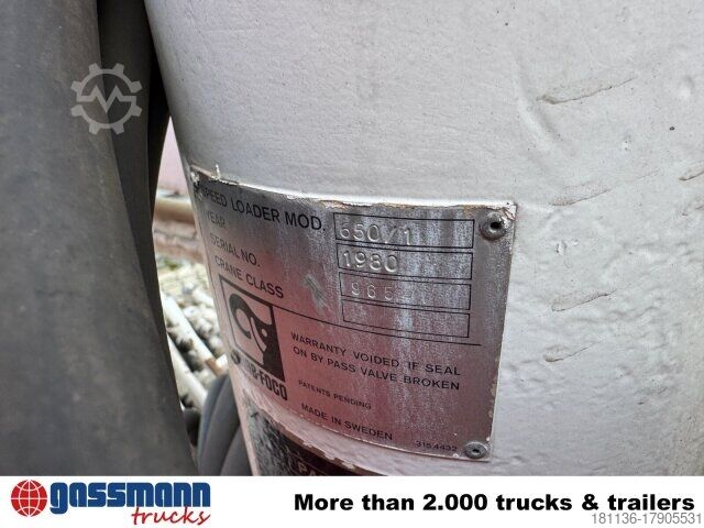 Autokran HIAB 650/1 mit Seilwinde, Ex-Feuerwehr