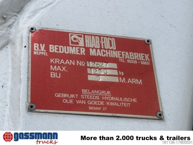 Autokran HIAB 650/1 mit Seilwinde, Ex-Feuerwehr