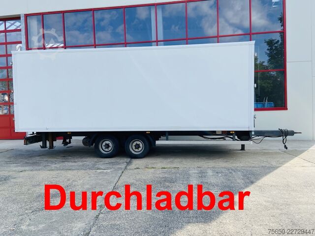 Box trailer Tang, Karl K105  Tandem Kofferanhänger vorn Durchladbar