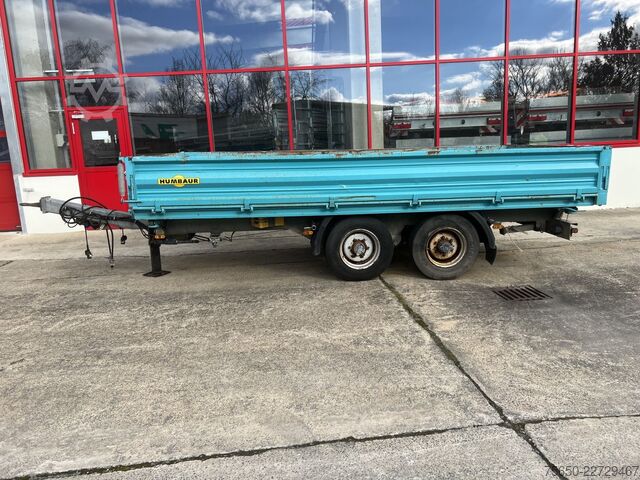 Tipper trailer Humbaur HTK 10 50 24  Tandem Kipper- Tieflader