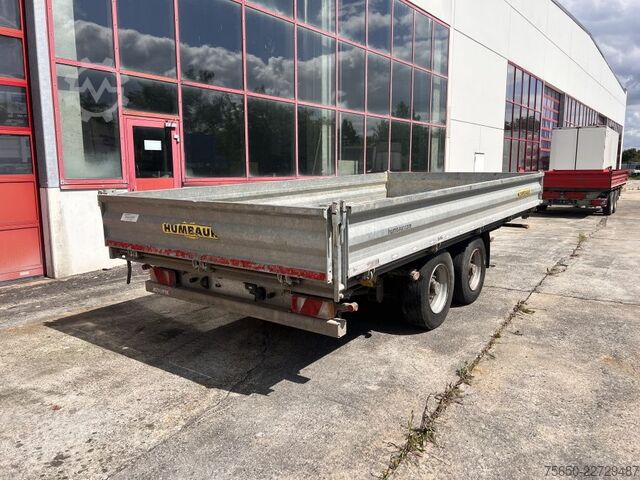 Three-way tipper trailer Humbaur htk105024  Tandemkipper- Tieflader