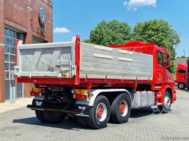 Kamion za otkači Scania T124-420 6x4 - Tipper - Retarder - Full steel -...