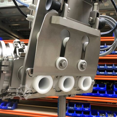 Vleesverwerkingsmachine Barsso Product stroomverdeler, 3-uitgangen