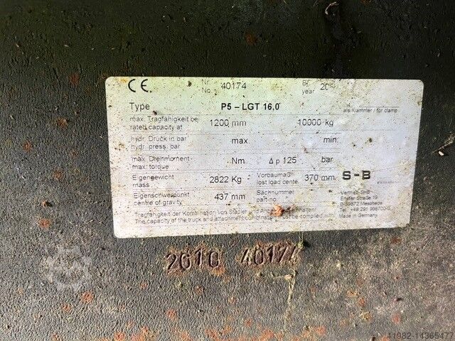 Gaffeltruck traversering SHB LEWA ATTENDORN P-5-LGT 16,0