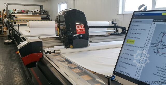 Stofskæremaskine Serkon Makina MC30 CNC Cutter and MN1 Spreader