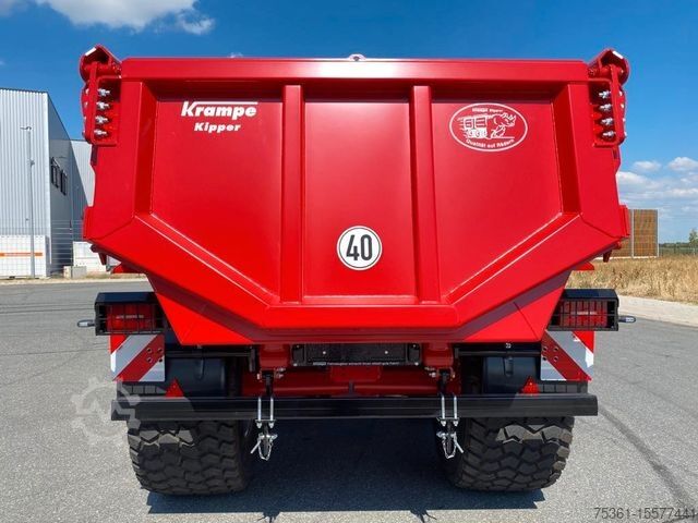 Driezijdige kipperaanhanger Krampe HP 20 Carrier Hinterkipper MIETE