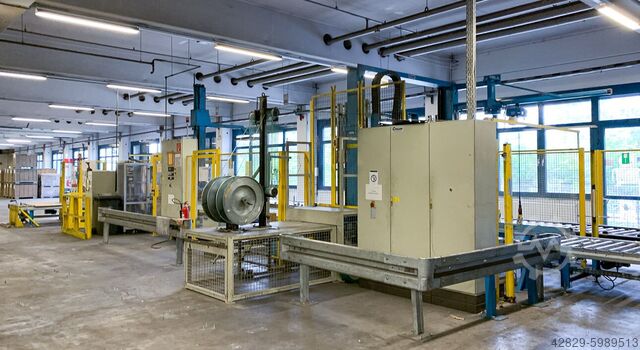 Palletomsnoerings- en foliewikkellijn Cyklop XZE-311-22 und Cyklop GL 1020