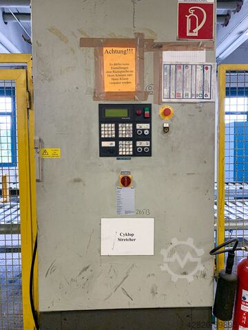 Palletomsnoerings- en foliewikkellijn Cyklop XZE-311-22 und Cyklop GL 1020