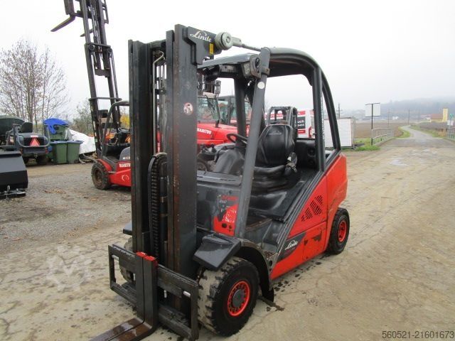 Diesel Forklift Linde H25D-02 Triplex-Freihub 4,7m + Seitenschieber