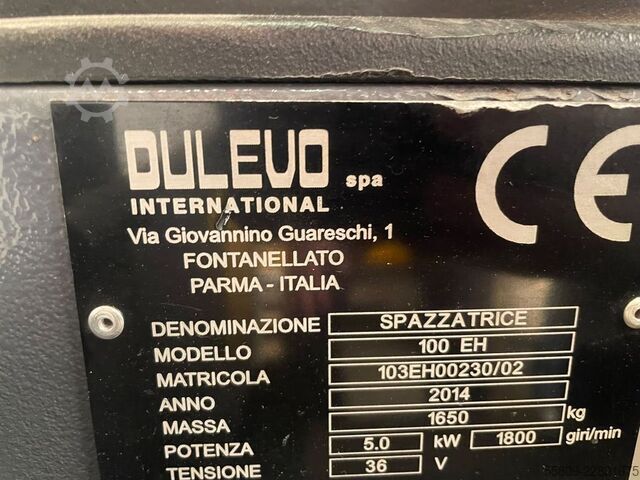 Zamiatarka próżniowa Dulevo 100 EH // Batterie 2023