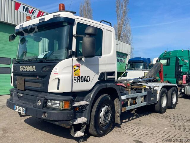 Hook arm system Scania P410 EURO 5, Retarder, 6x4,  3,95 WHEELBASE