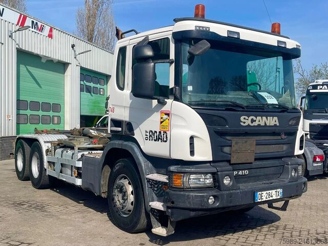 Hook arm system Scania P410 EURO 5, Retarder, 6x4,  3,95 WHEELBASE