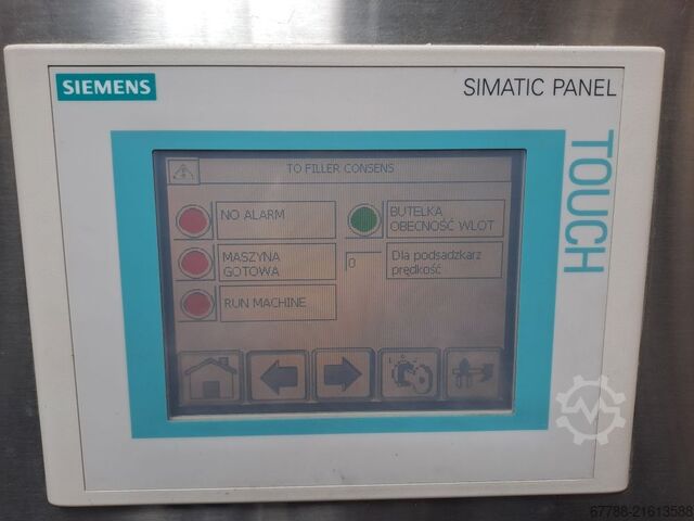 Rinsing of glass and PET bottles WAB ADV 8-40-110 RINSER 8.000 bph