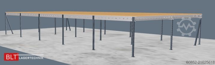 Skladišna platforma 10x20m Lagerbühne , Belastung : 500kg/qm Unterkante: 2,5m ,ca. 200qm Systembühne