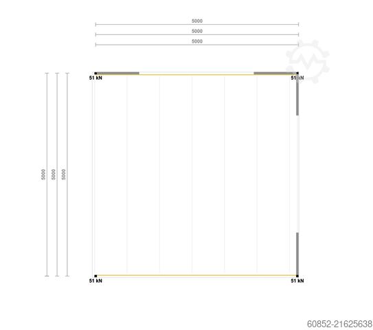 Skladišna platforma 5x5m Lagerbühne , Belastung : 500kg/qm Unterkante: 3m ,ca. 25qm , Systembühne