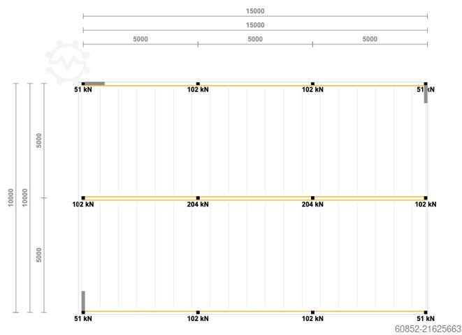 Skladišna platforma 10x15m Lagerbühne , Belastung : 500kg/qm Unterkante: 2,5m ,ca. 150qm Systembühne
