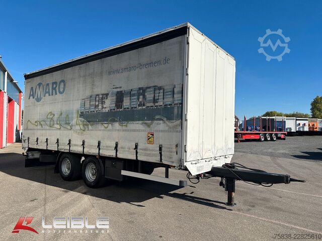 Rimorchio aperto con telone  Logemann Tandem Durchlade-optimal f. Fahrschule