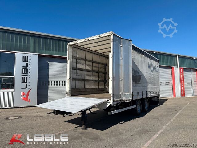 Rimorchio aperto con telone  Logemann Tandem Durchlade-optimal f. Fahrschule