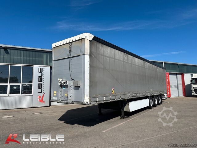 Semirimorchio con telone SCHMITZ CARGOBULL SCS Tautliner mit LBW / Ladebordwand Bär 2t