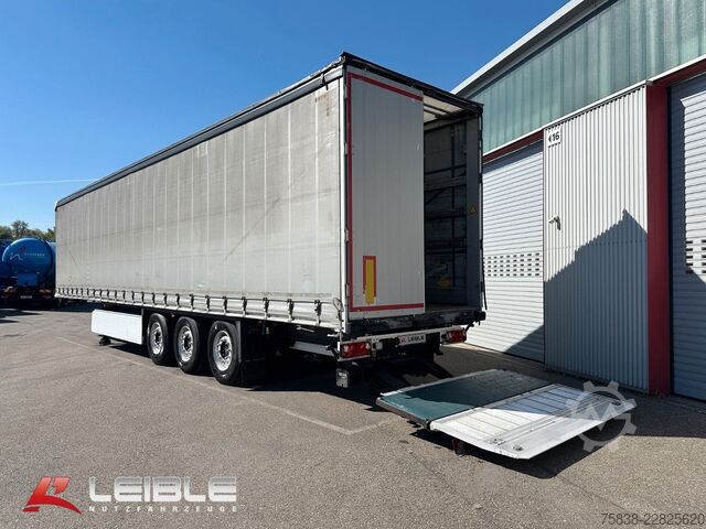 Semirimorchio con telone SCHMITZ CARGOBULL SCS Tautliner mit LBW / Ladebordwand Bär 2t