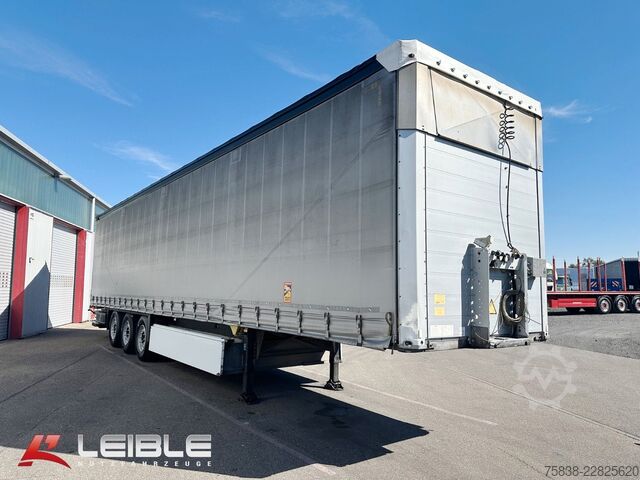Semirimorchio con telone SCHMITZ CARGOBULL SCS Tautliner mit LBW / Ladebordwand Bär 2t
