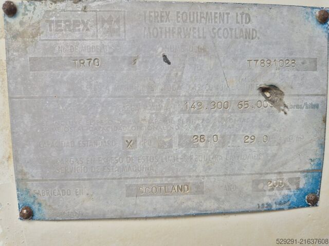 Dump truck Terex TR70