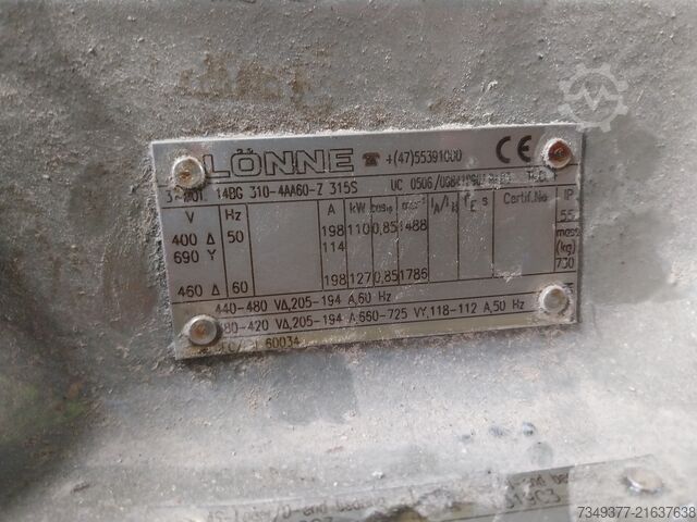 Elektromotor Lonne 14BG 310-4AA60-Z 315S  11