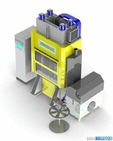 Hydraulische pers Hidrobrasil 100 Tonnen Viersäulenpresse