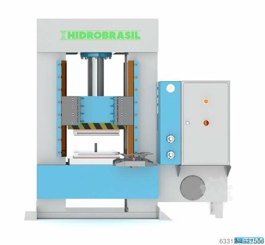 Vulkanizáló prés Hidrobrasil 160T Heizpresse