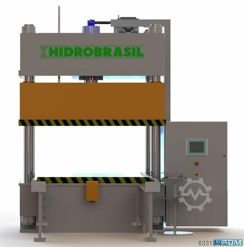 Vierkolomspers Hidrobrasil 250 t Viersäulenpresse mit Schiebetisch