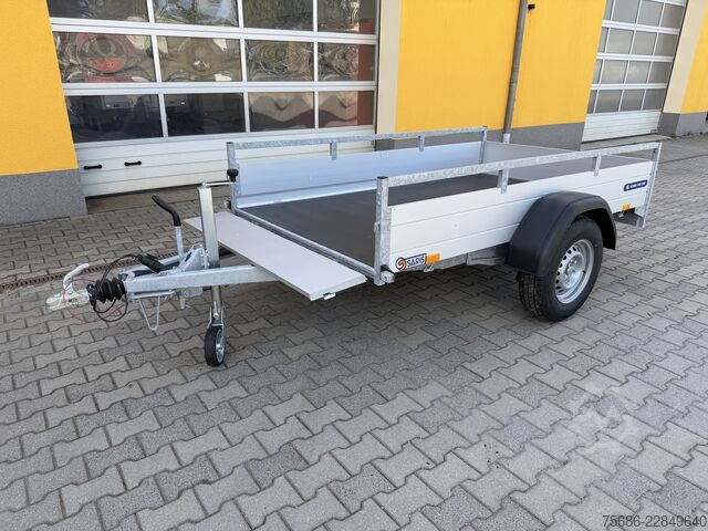PKW-Anhänger Saris 255cm x 153cm 1,5t Rampen+kl. Frontwand