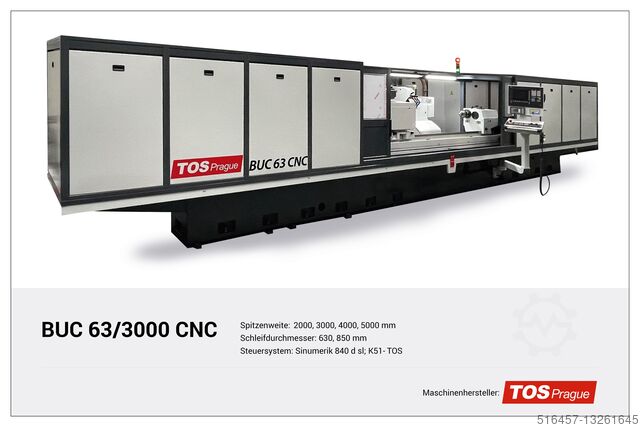 Cilindrische slijpmachine TOS Prague BUC63 /CNC