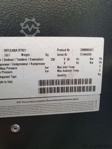 Screw compressor ABAC Spin 2.2 E270