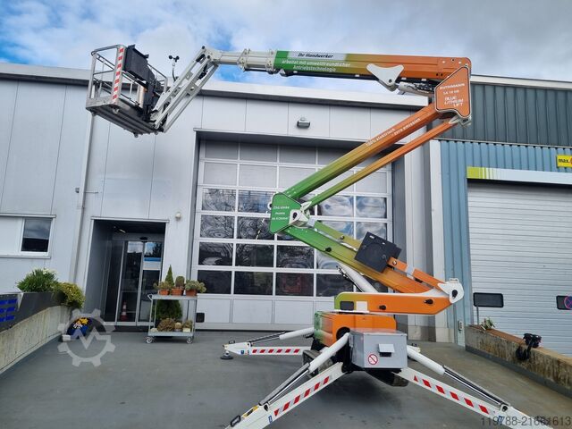 Mobile work platform Ruthmann Bluelift SA18 Bluelithium Unfall