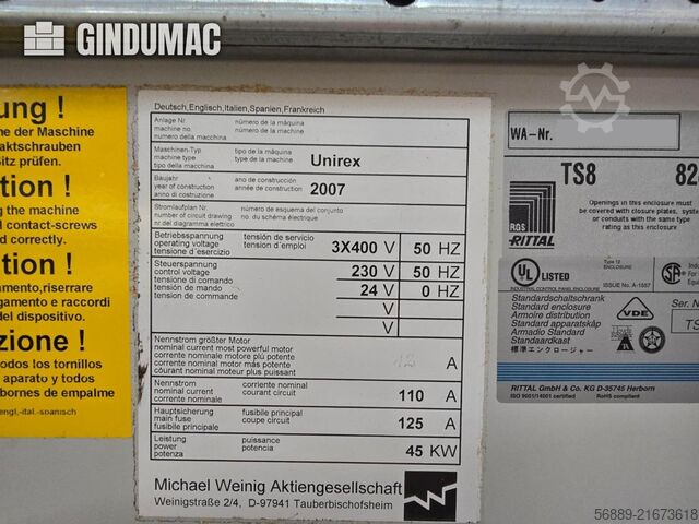  WEINIG / DIMTER Unirex 2000 SPB