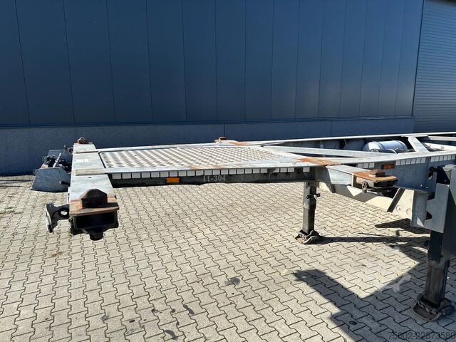Transport af containere Van Hool 3-ASSIGE OPLEGGER 20FT/30FT ADR CHASSIS / galva...