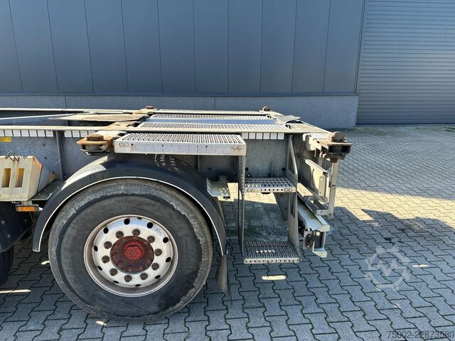 Transport af containere Van Hool 3-ASSIGE OPLEGGER 20FT/30FT ADR CHASSIS / galva...