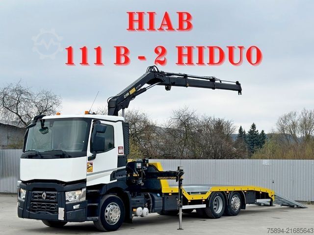 Wrecker RENAULT T 380 * Abschleppwagen 7,50m* KRAN/FUNK* TOP