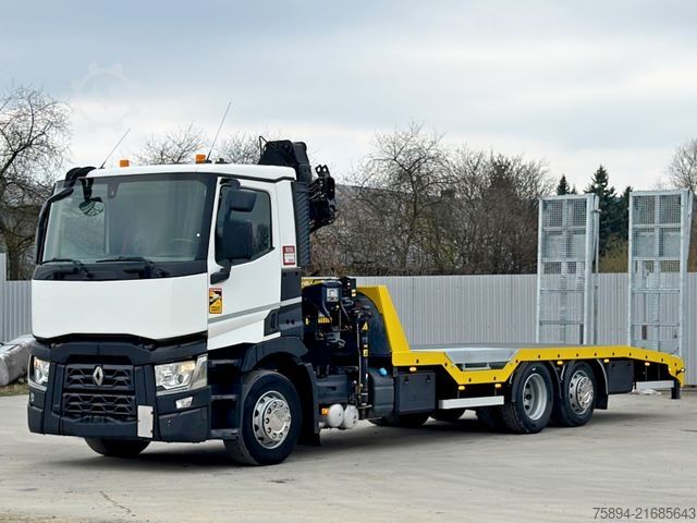 Wrecker RENAULT T 380 * Abschleppwagen 7,50m* KRAN/FUNK* TOP